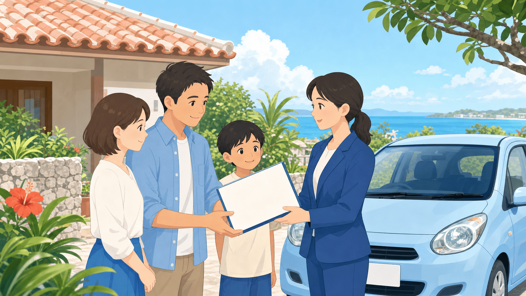 相続による自動車の名義変更のイメージ