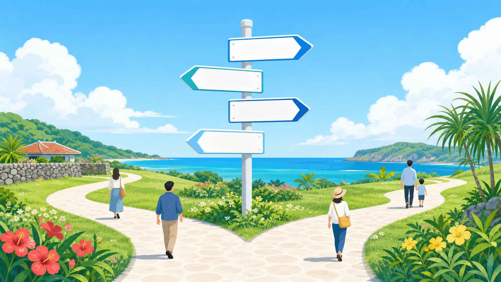 在留資格の主な手続きの種類を表したイメージ